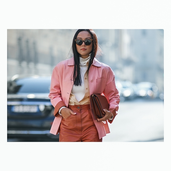 Barbiecore Pink Suede Vintage Jacket - Picture 7 of 8